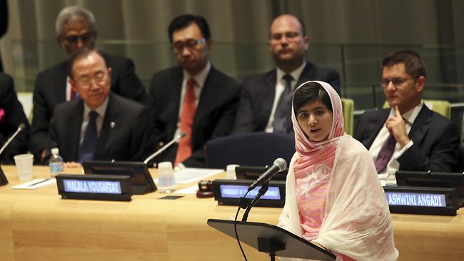 Malala at the UN, 12th July 2013